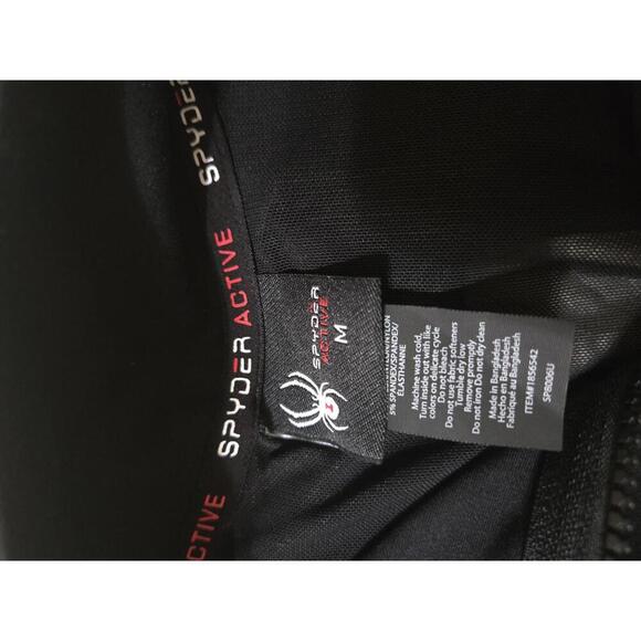 Spyder Active Black Women's Full-Zip Jacket Size M - Picture 2 of 3